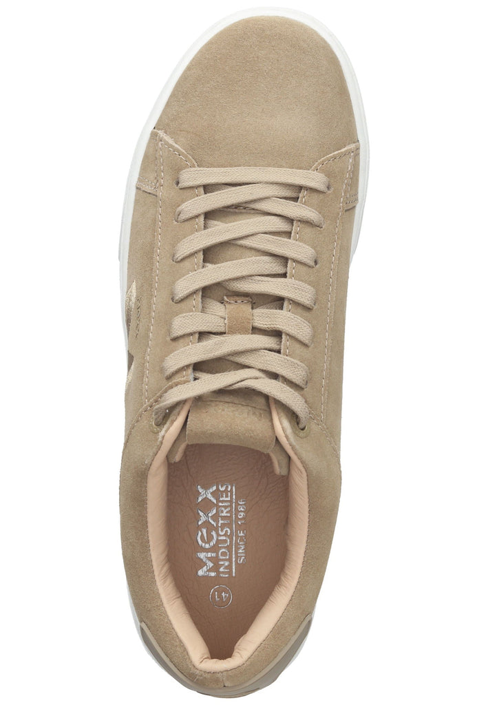 Mexx Sneaker Veloursleder Sand