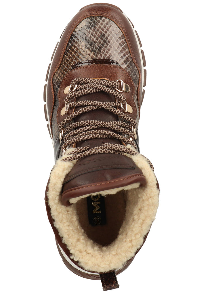 Mexx Stiefelette Leder Mittelbraun Warmfutter