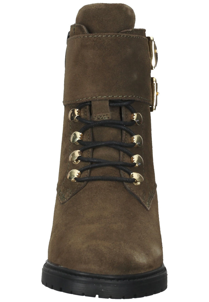 Mexx Stiefelette Leder Olive Warmfutter
