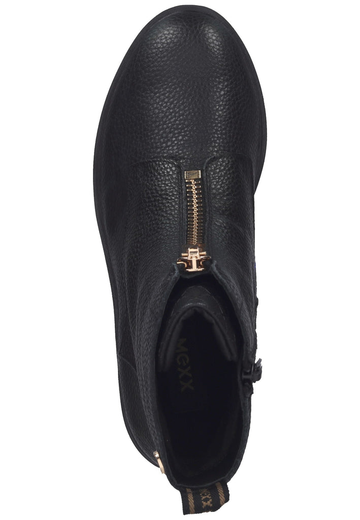 Mexx Stiefelette Leder Schwarz
