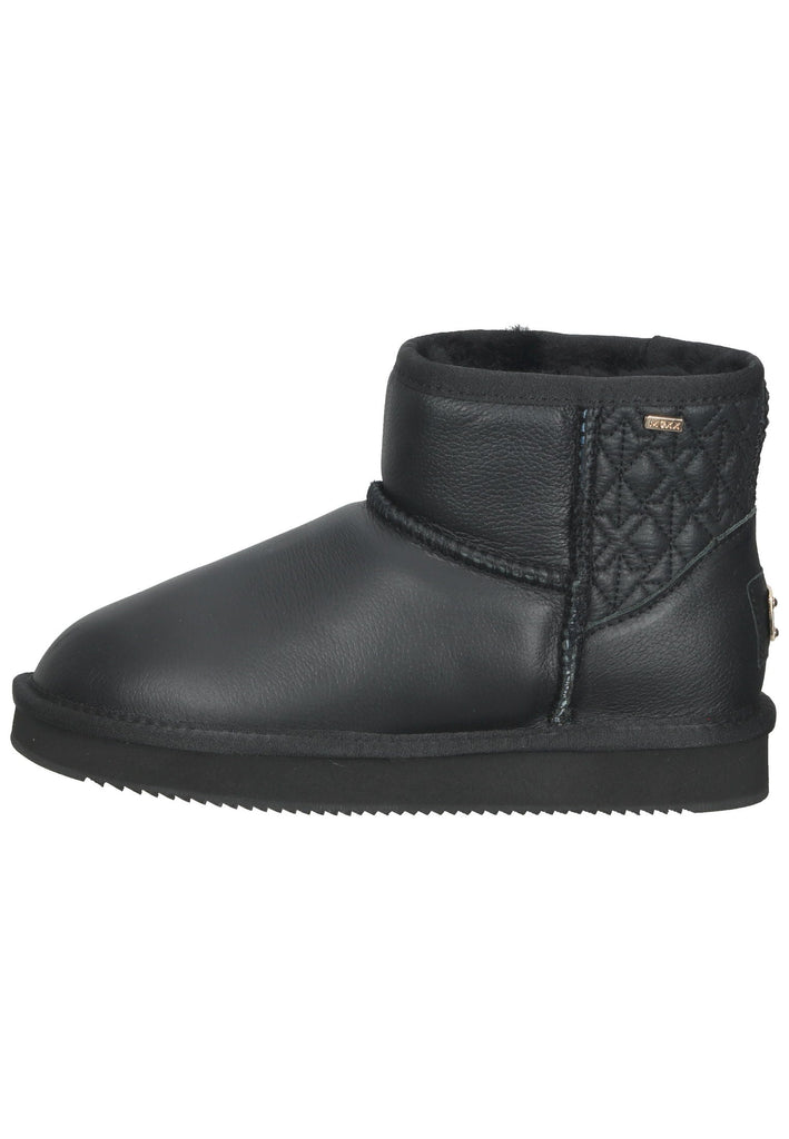 Mexx Stiefelette Leder Schwarz Warmfutter