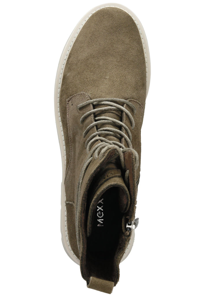 Mexx Stiefelette Veloursleder Taupe