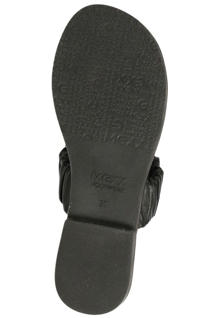Mexx Zehensteg Leder Schwarz