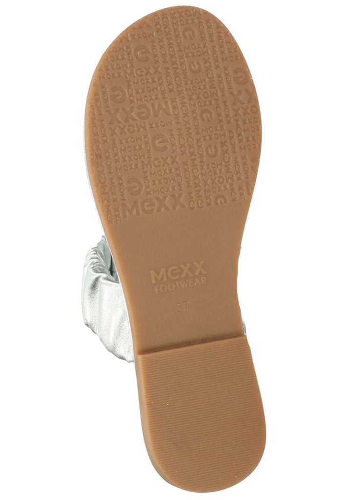 Mexx Zehensteg Leder Silber