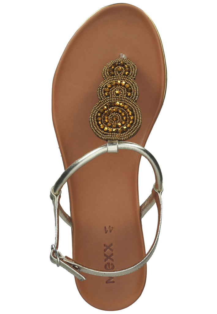 Mexx Zehensteg Leder/Synthetik Gold