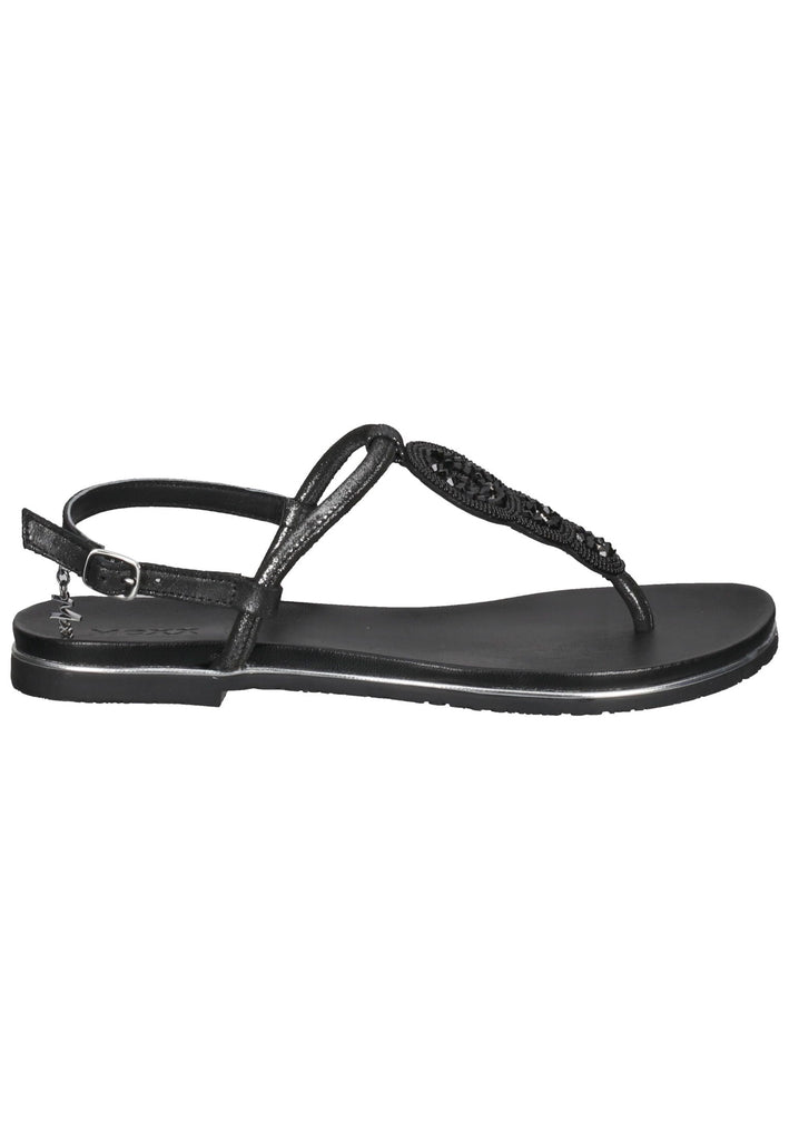 Mexx Zehensteg Lederimitat/Textil Schwarz