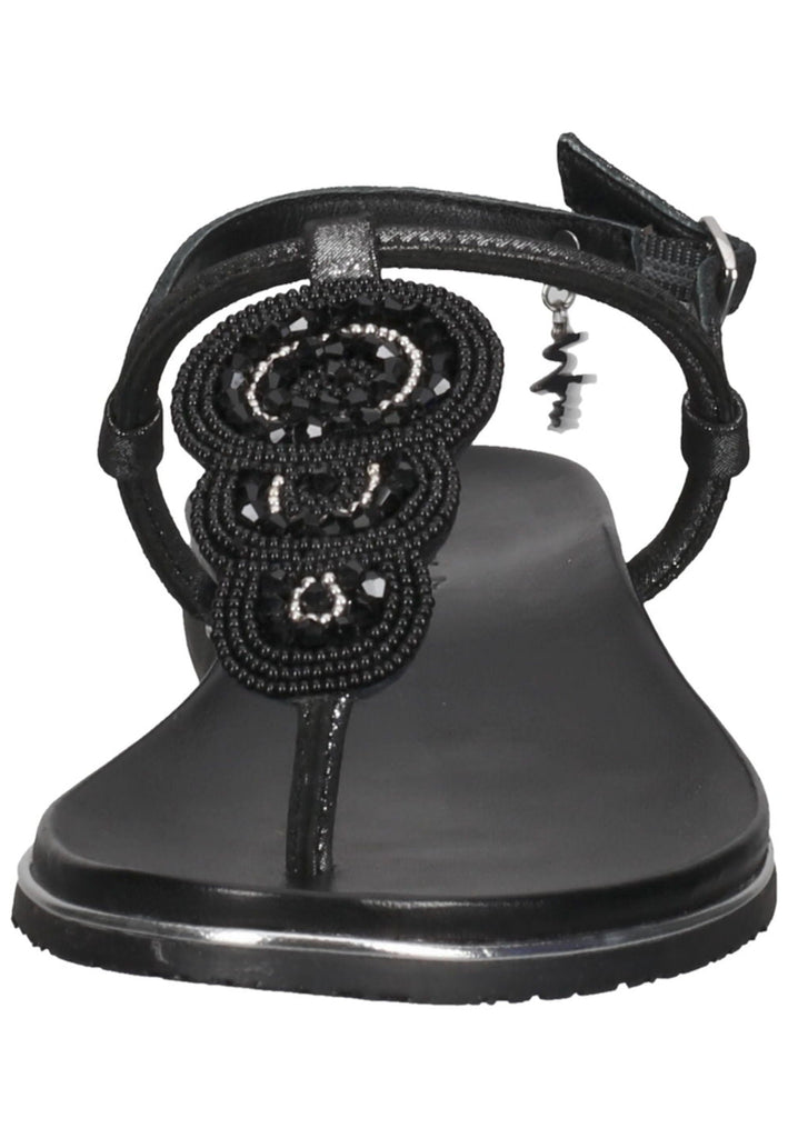 Mexx Zehensteg Lederimitat/Textil Schwarz