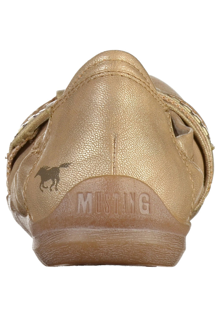 Mustang Ballerinas Lederimitat Beige