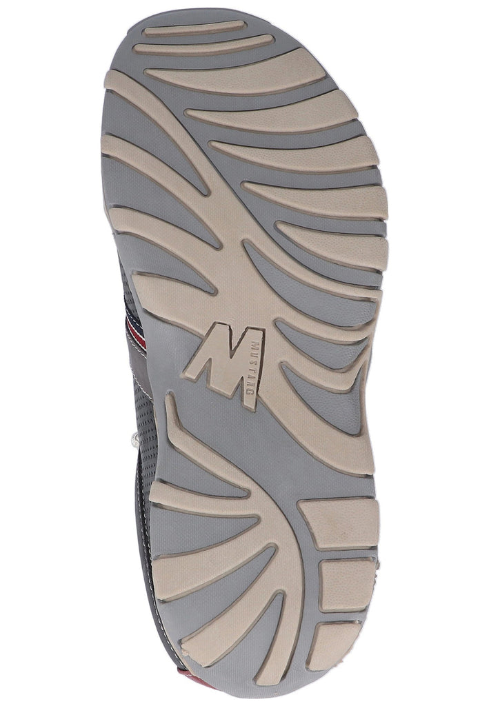 Mustang Clogs Lederimitat Grau