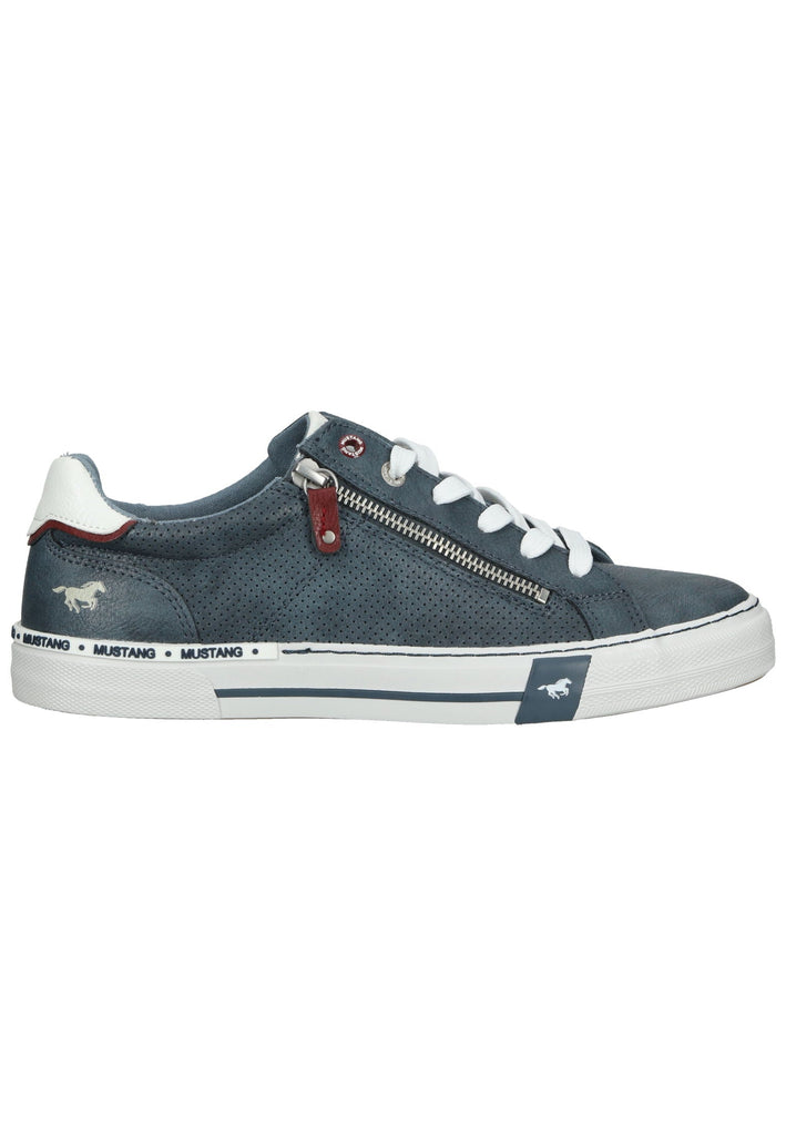 Mustang Halbschuhe Lederimitat Blau
