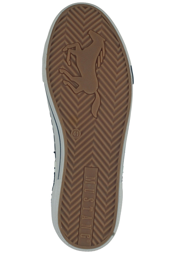 Mustang Halbschuhe Lederimitat Blau