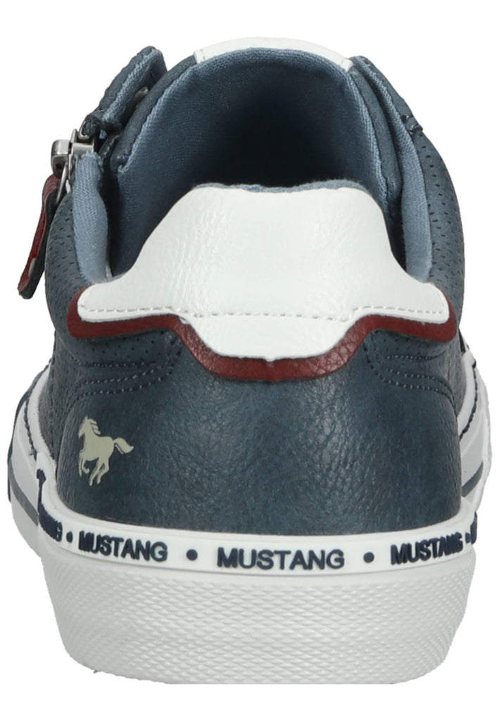 Mustang Halbschuhe Lederimitat Blau