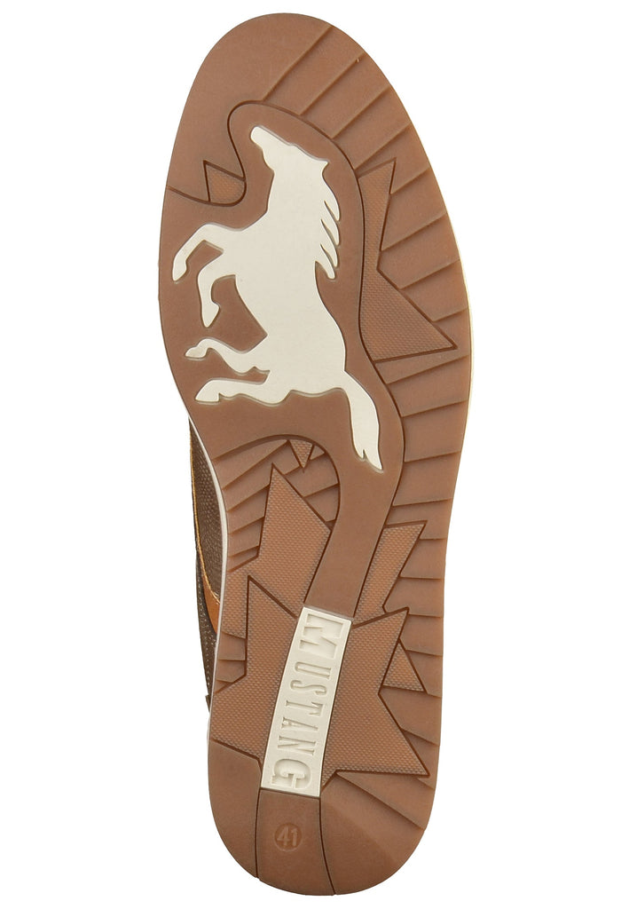Mustang Halbschuhe Lederimitat Braun