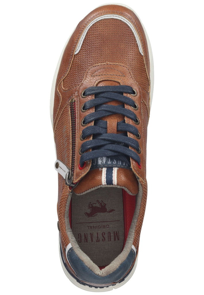 Mustang Halbschuhe Lederimitat Cognac