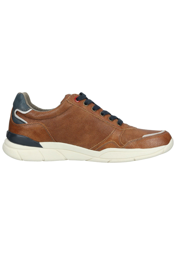Mustang Halbschuhe Lederimitat Cognac