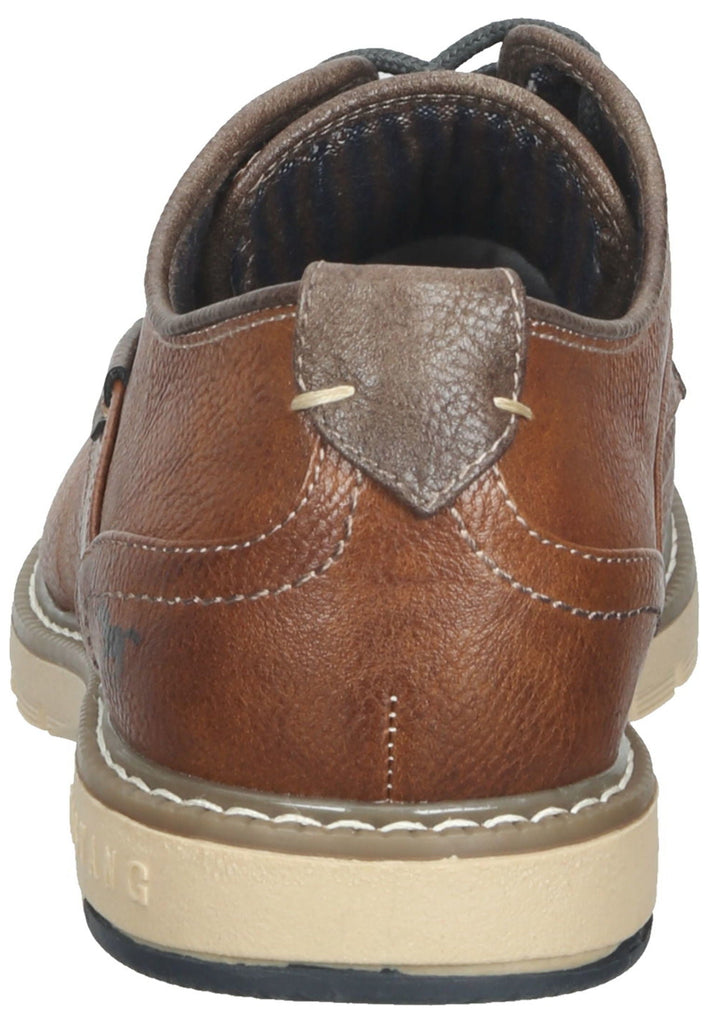 Mustang Halbschuhe Lederimitat Cognac