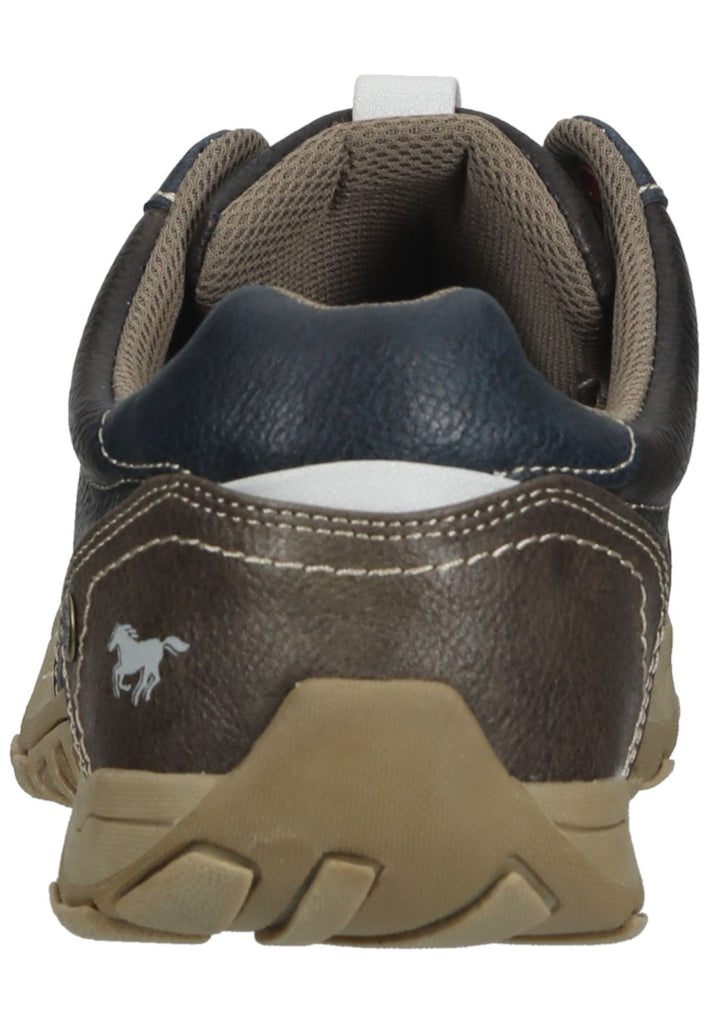 Mustang Halbschuhe Lederimitat Dunkelbraun