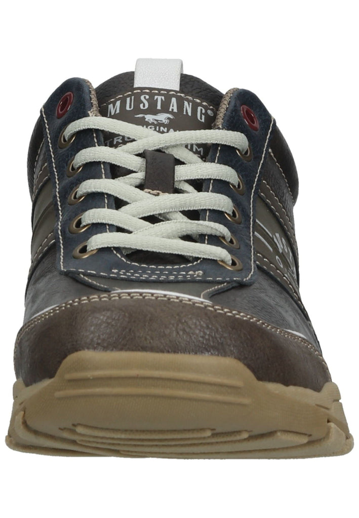 Mustang Halbschuhe Lederimitat Dunkelbraun