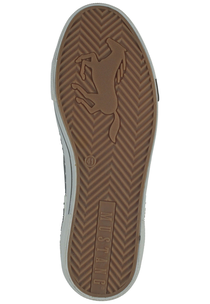 Mustang Halbschuhe Lederimitat Grau