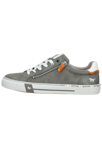 Mustang Halbschuhe Lederimitat Grau