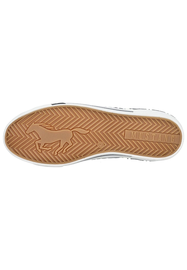 Mustang Halbschuhe Lederimitat Navy