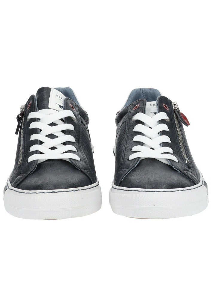 Mustang Halbschuhe Lederimitat Navy