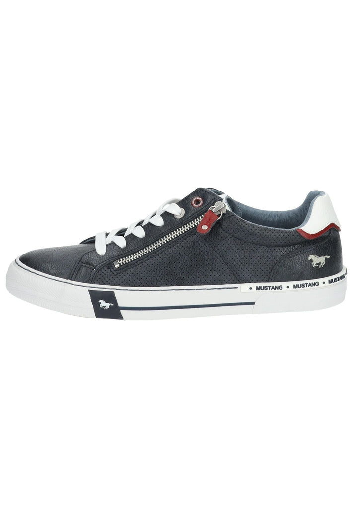 Mustang Halbschuhe Lederimitat Navy