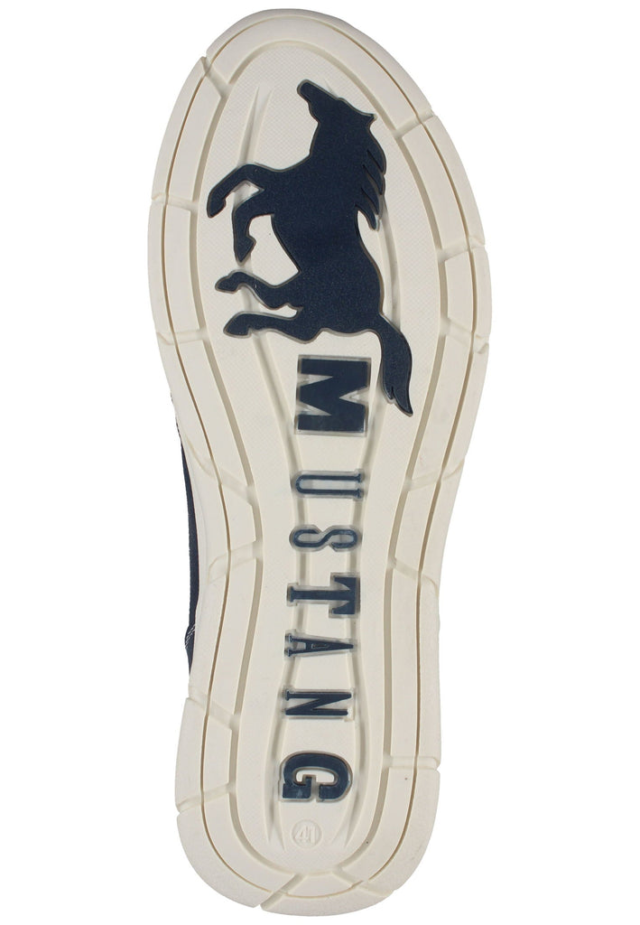 Mustang Halbschuhe Lederimitat Navy