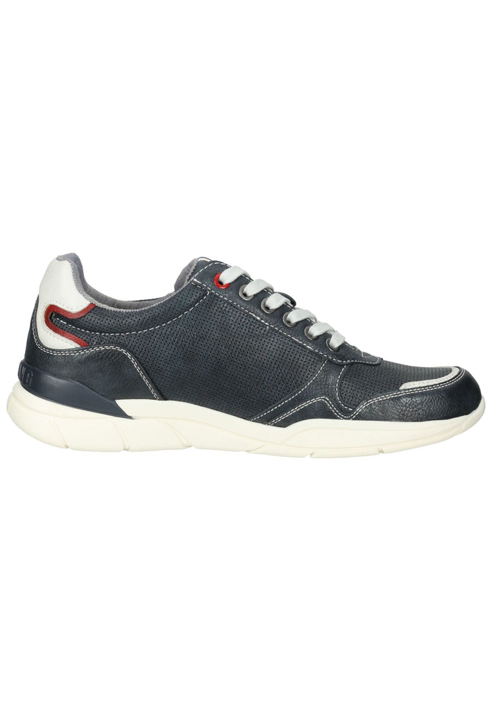 Mustang Halbschuhe Lederimitat Navy