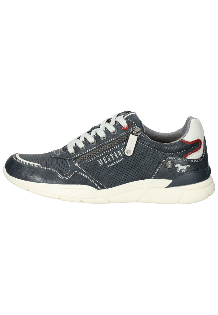 Mustang Halbschuhe Lederimitat Navy