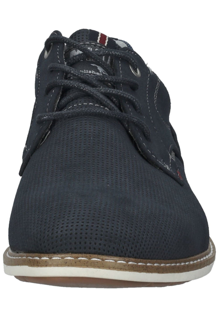 Mustang Halbschuhe Lederimitat Navy