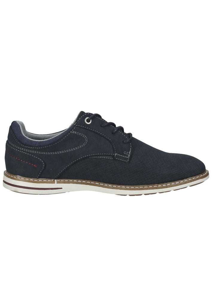 Mustang Halbschuhe Lederimitat Navy