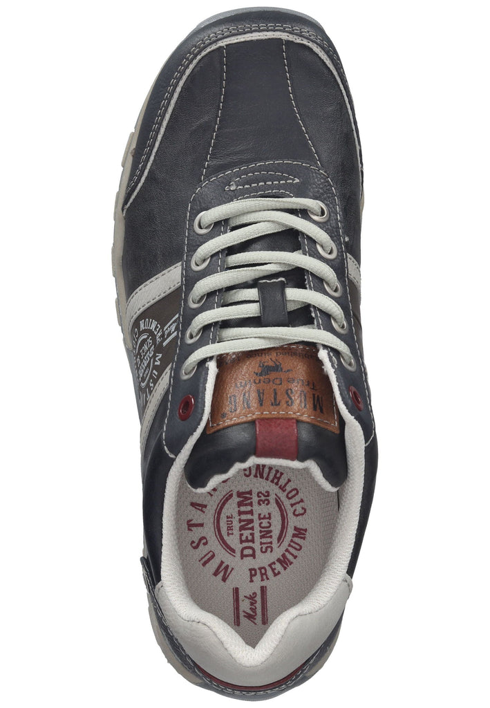 Mustang Halbschuhe Lederimitat Stein