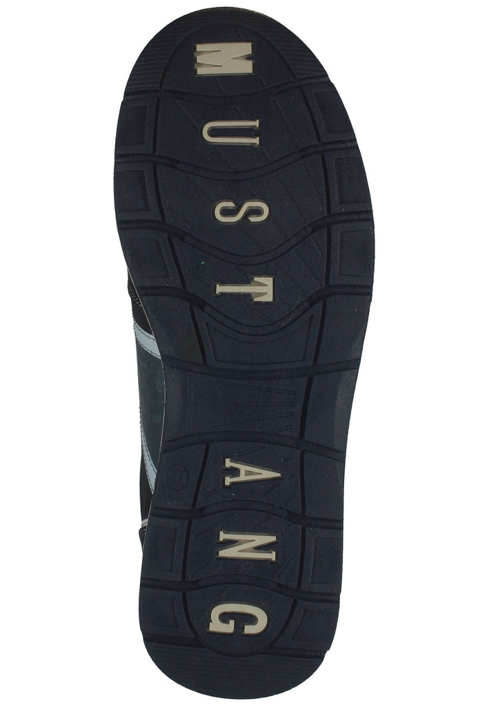 Mustang Halbschuhe Lederimitat Stein