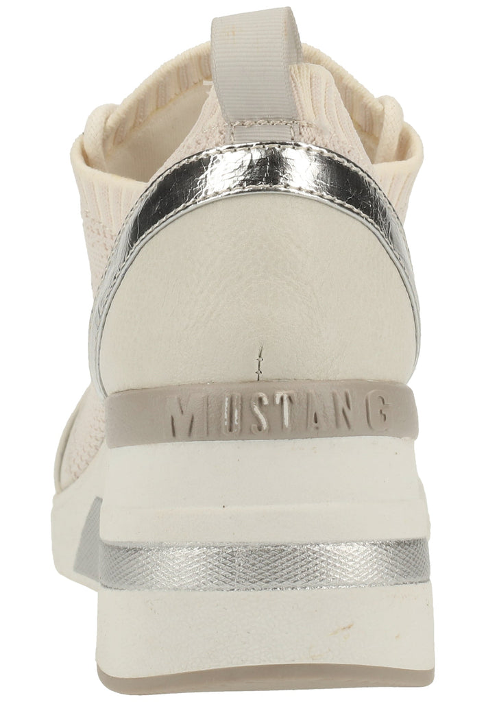 Mustang Halbschuhe Lederimitat/Textil Ice
