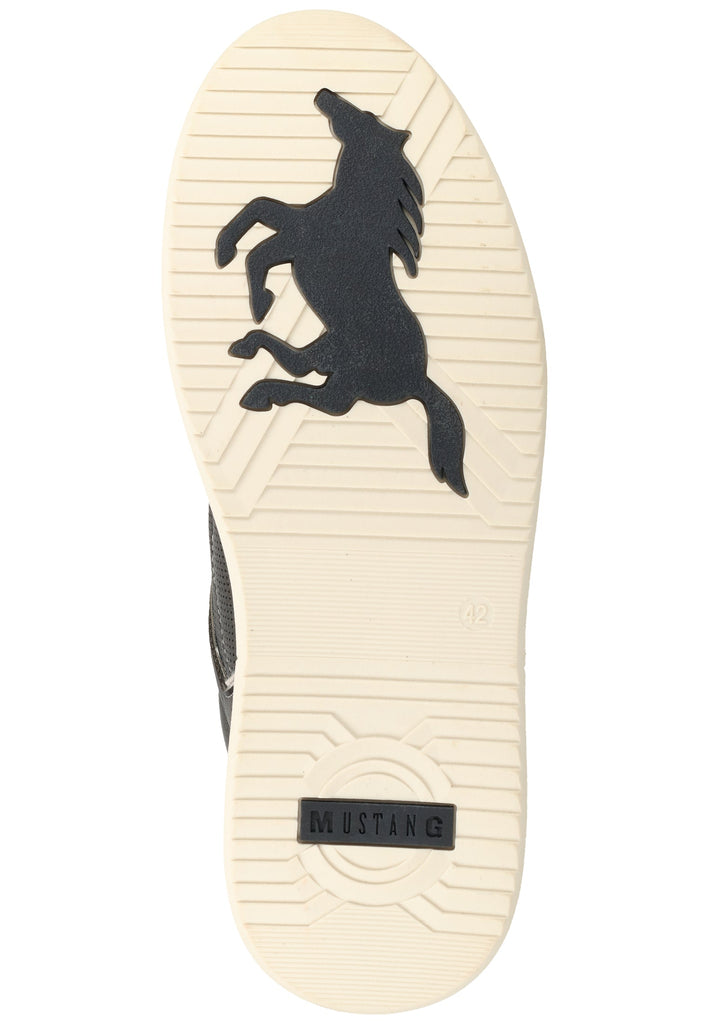 Mustang Halbschuhe Lederimitat/Textil Navy