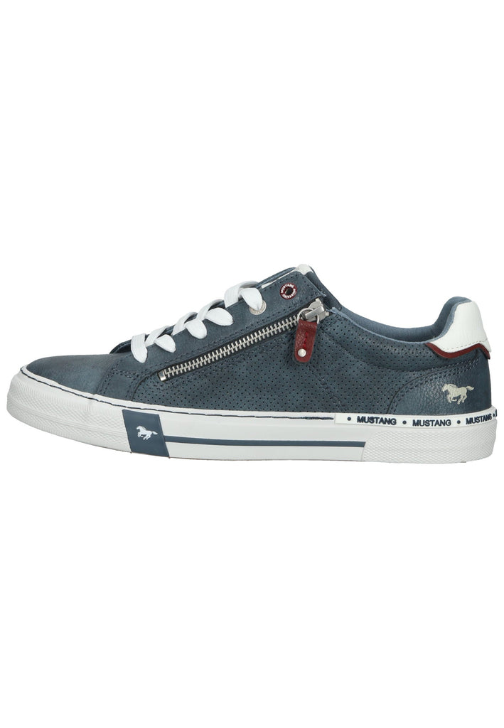 Halbschuhe Mustang Halbschuhe Lederimitat Blau