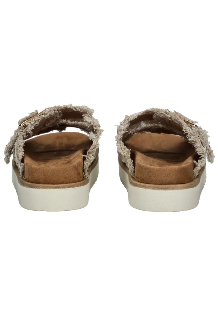 Mustang Pantoletten Lederimitat Beige