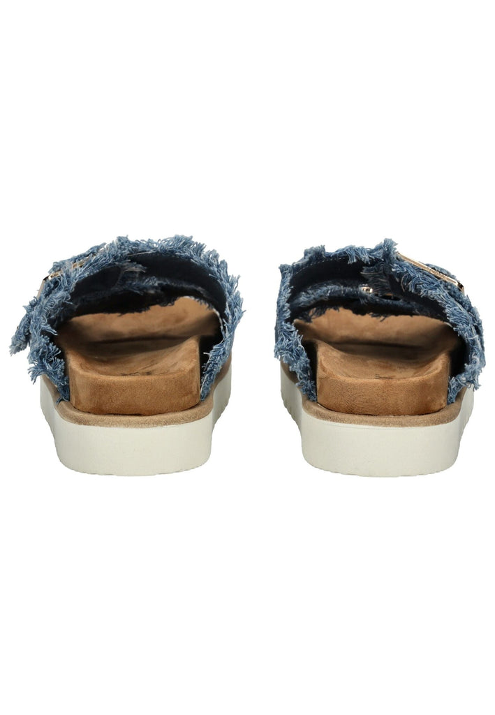 Mustang Pantoletten Lederimitat/Textil Blau