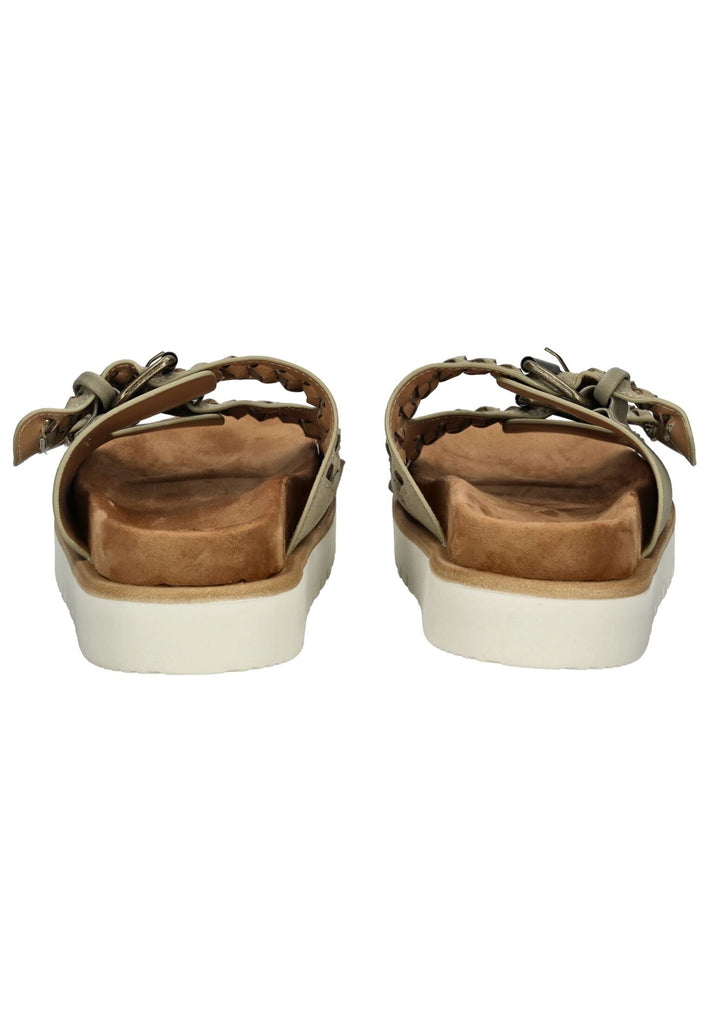 Mustang Pantoletten Lederimitat/Textil Khaki