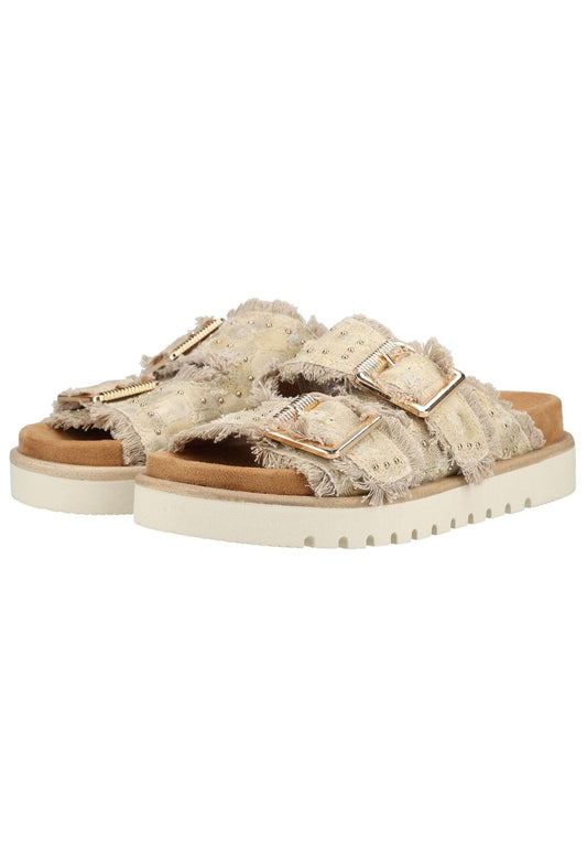 Mustang Pantoletten Textil Sand