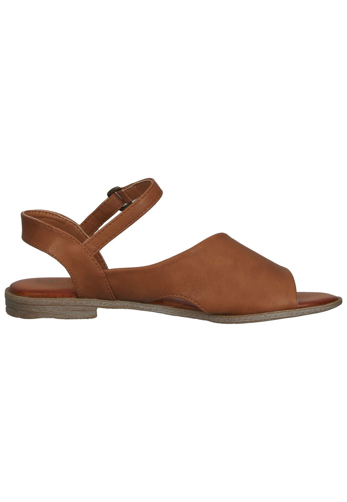 Mustang Sandalen Lederimitat Cognac
