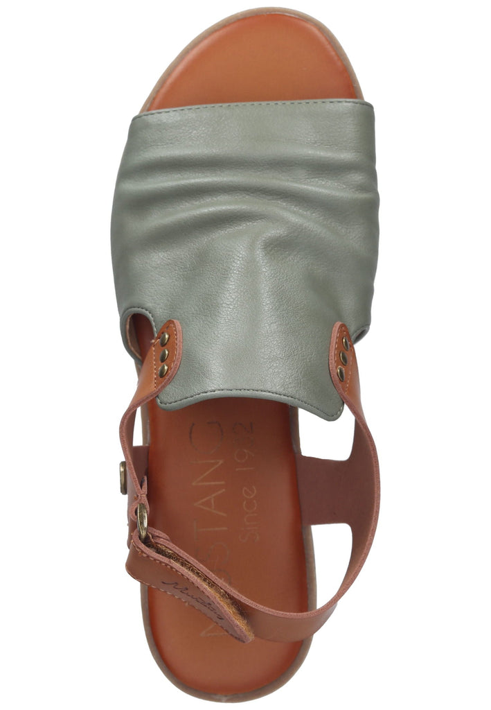 Mustang Sandalen Lederimitat Grün