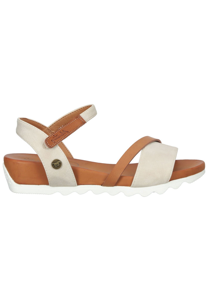 Mustang Sandalen Lederimitat Ivory