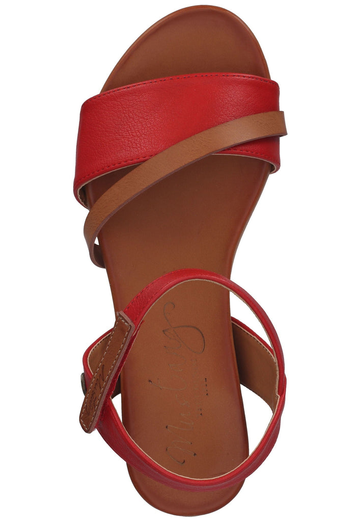 Mustang Sandalen Lederimitat Rot