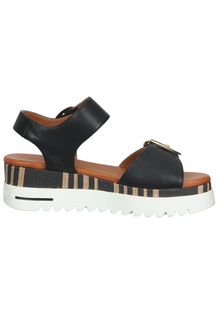 Mustang Sandalen Lederimitat Schwarz