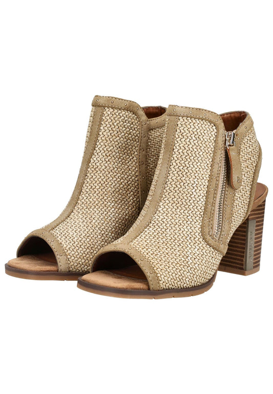 Mustang Sandalen Lederimitat/Textil Beige
