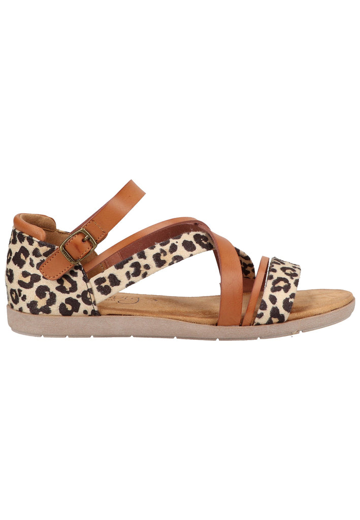 Mustang Sandalen Lederimitat/Textil Cognac