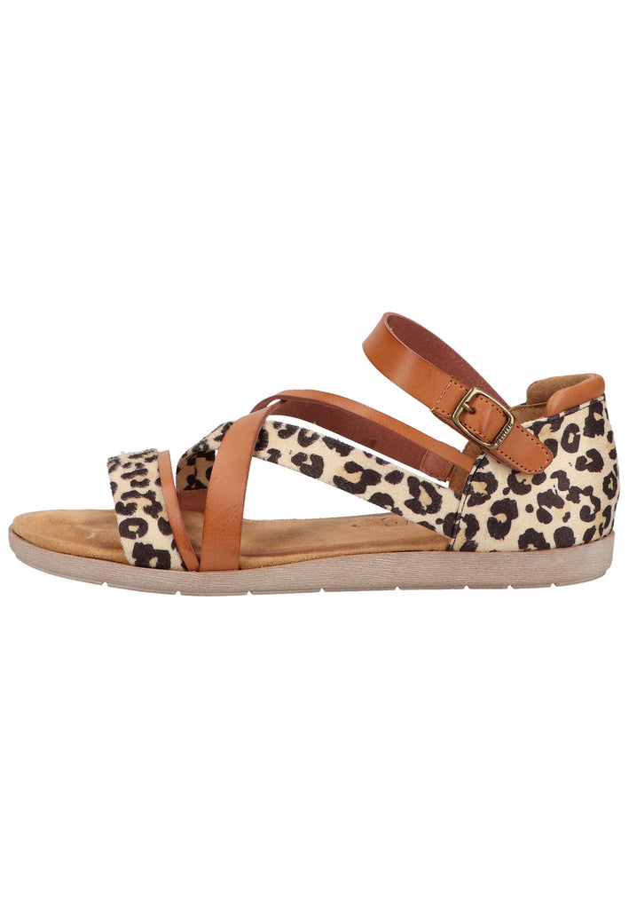 Mustang Sandalen Lederimitat/Textil Cognac