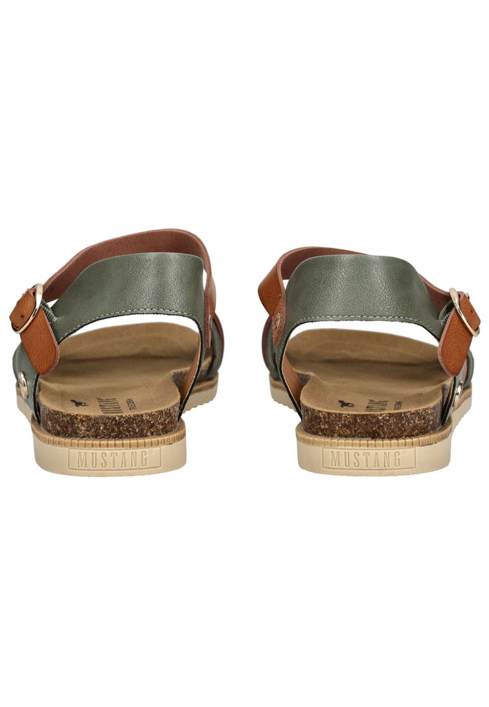 Mustang Sandalen Lederimitat/Textil Grün
